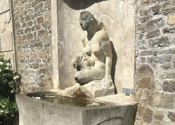 Space Age Design-luxus-apartment, Terrasse, Zentral