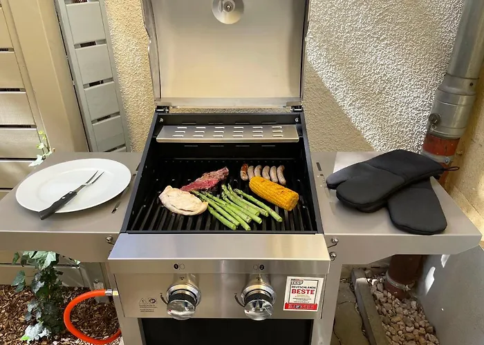 Space Age Design-luxus-apartment, Terrasse, Zentral Gera