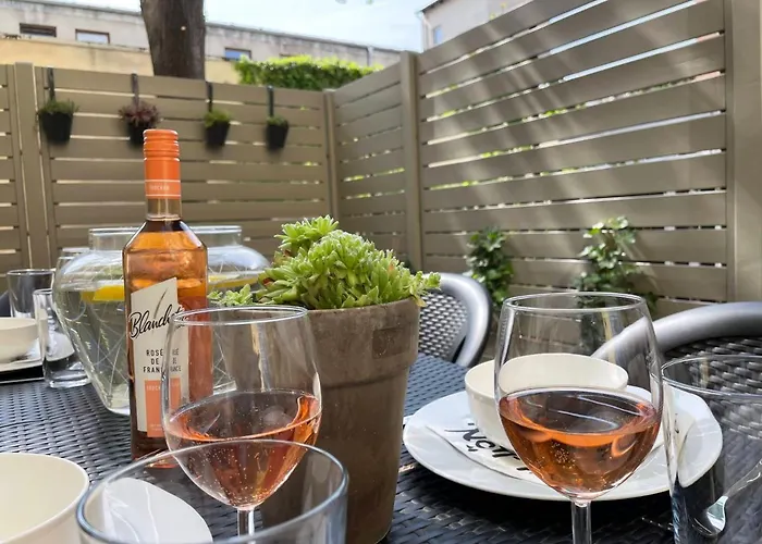 Space Age Design-luxus-apartment, Terrasse, Zentral * Gera