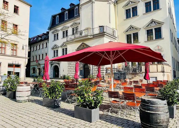 Space Age Design-luxus-apartment, Terrasse, Zentral Gera